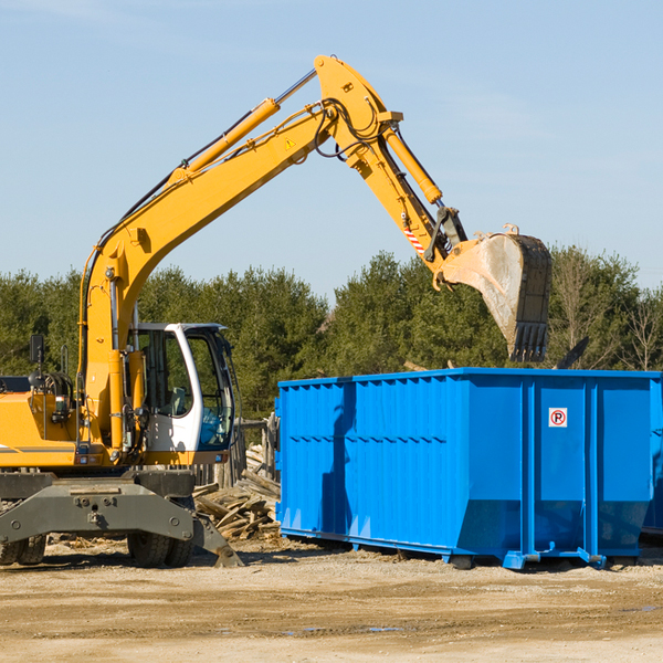 how many times can i have a residential dumpster rental emptied in Peapack and Gladstone New Jersey